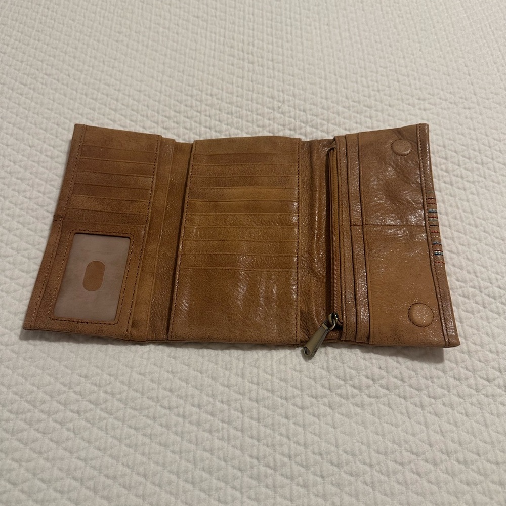 HOBO Keen Continental Wallet, Whiskey - Picture 2 of 5
